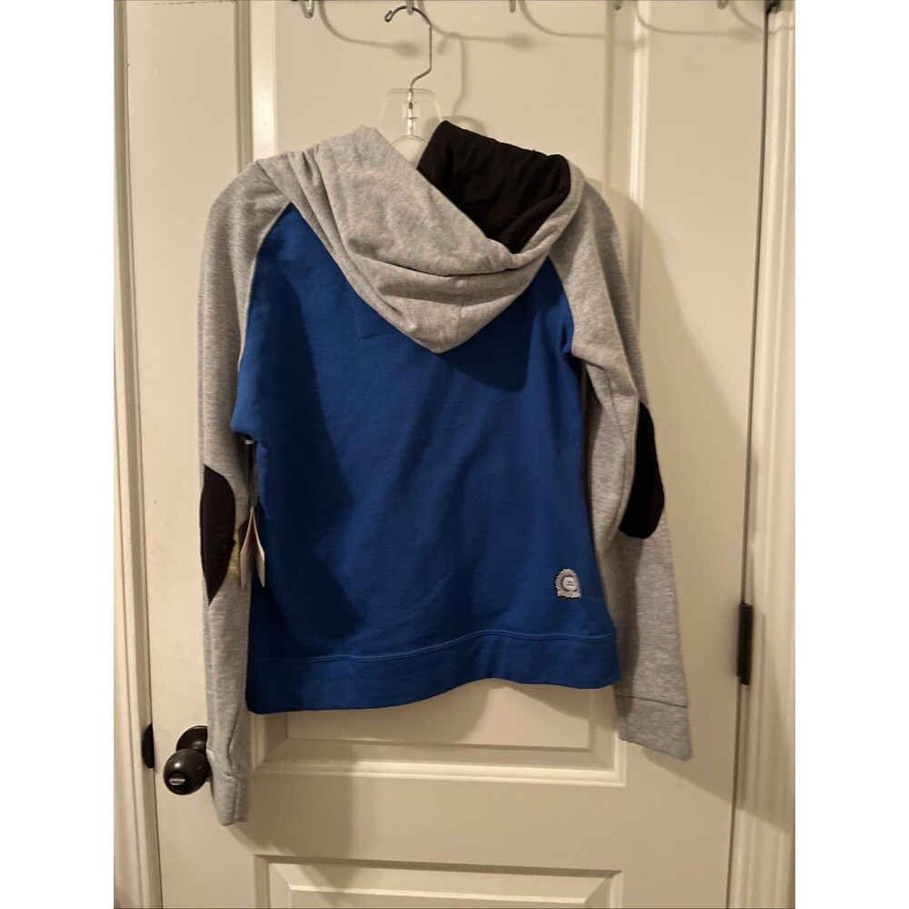 Widener University Women's Raglan Full Zip Sweat Hoodie Multi-Color - Picture 12 of 13